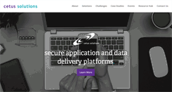 Desktop Screenshot of cetus-solutions.com